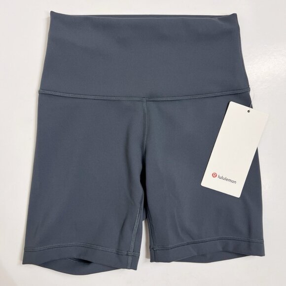 Lululemon NWT Wunder Train High-Rise Short 6" Oil Grey - Picture 2 of 9